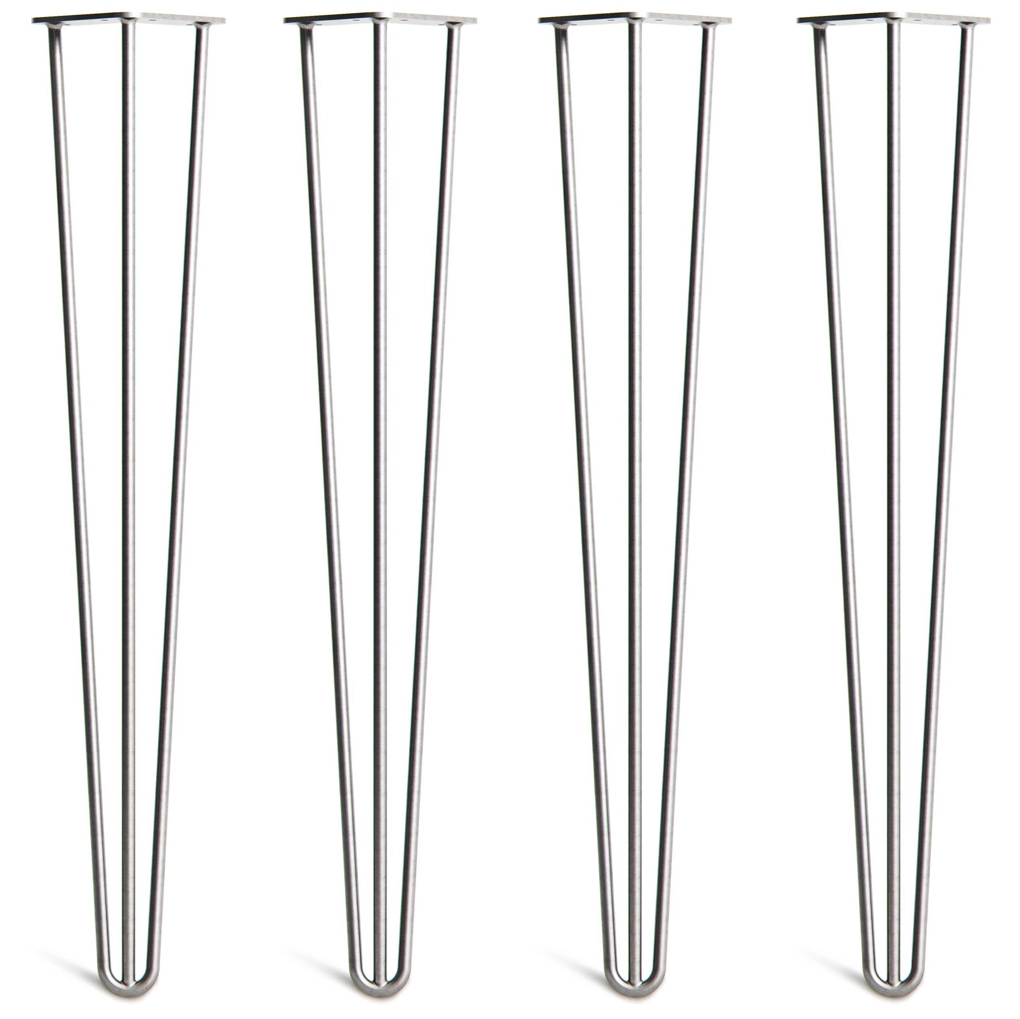 Raw Steel Hairpin Legs