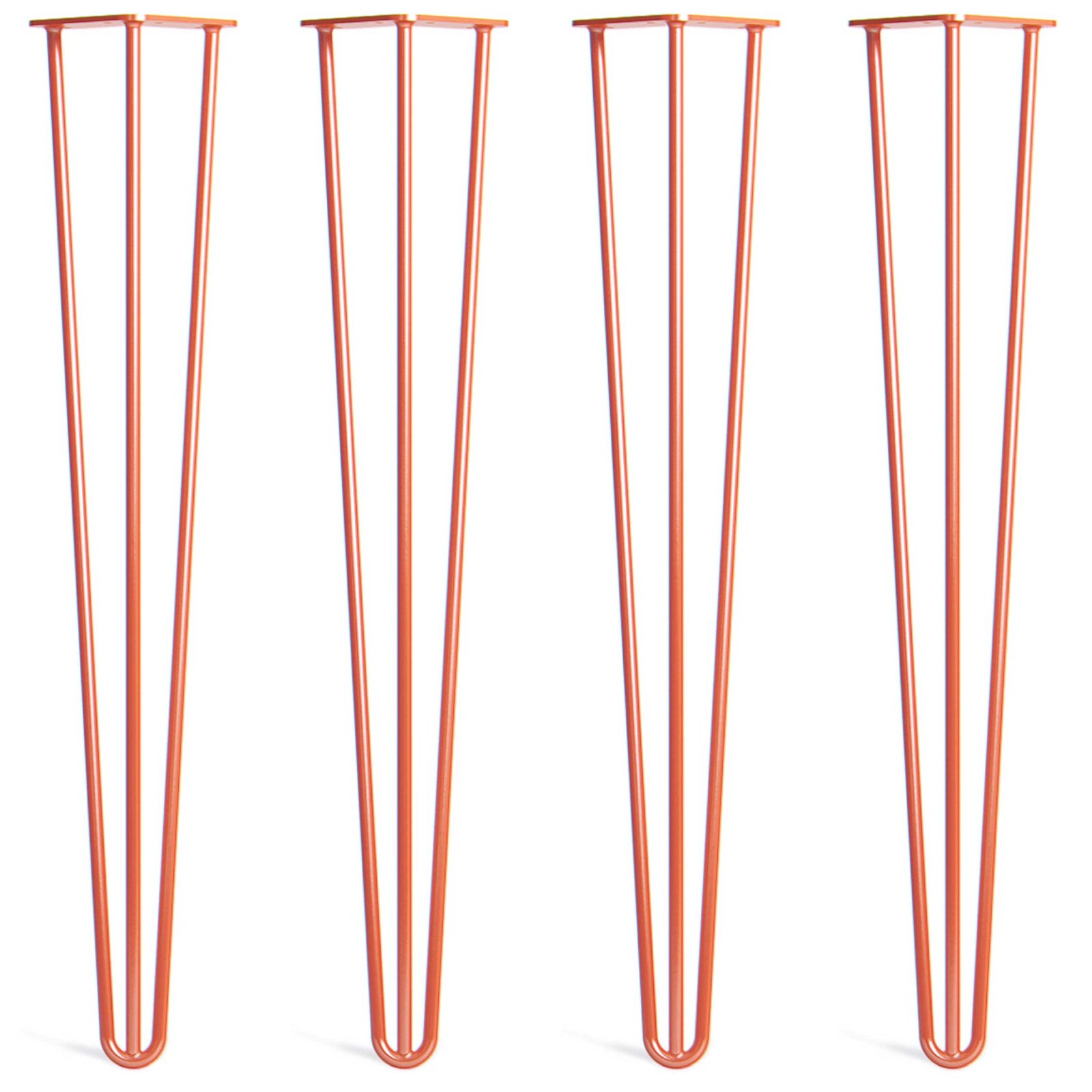 Orange Haarnadelbeine